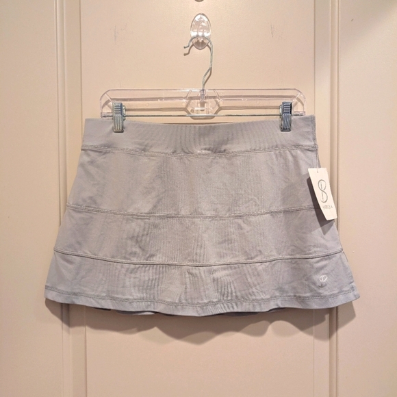 Sofibella 13” Women's Tennis Golf Panel Skort UV Protection In Stone Size Large - Picture 1 of 5